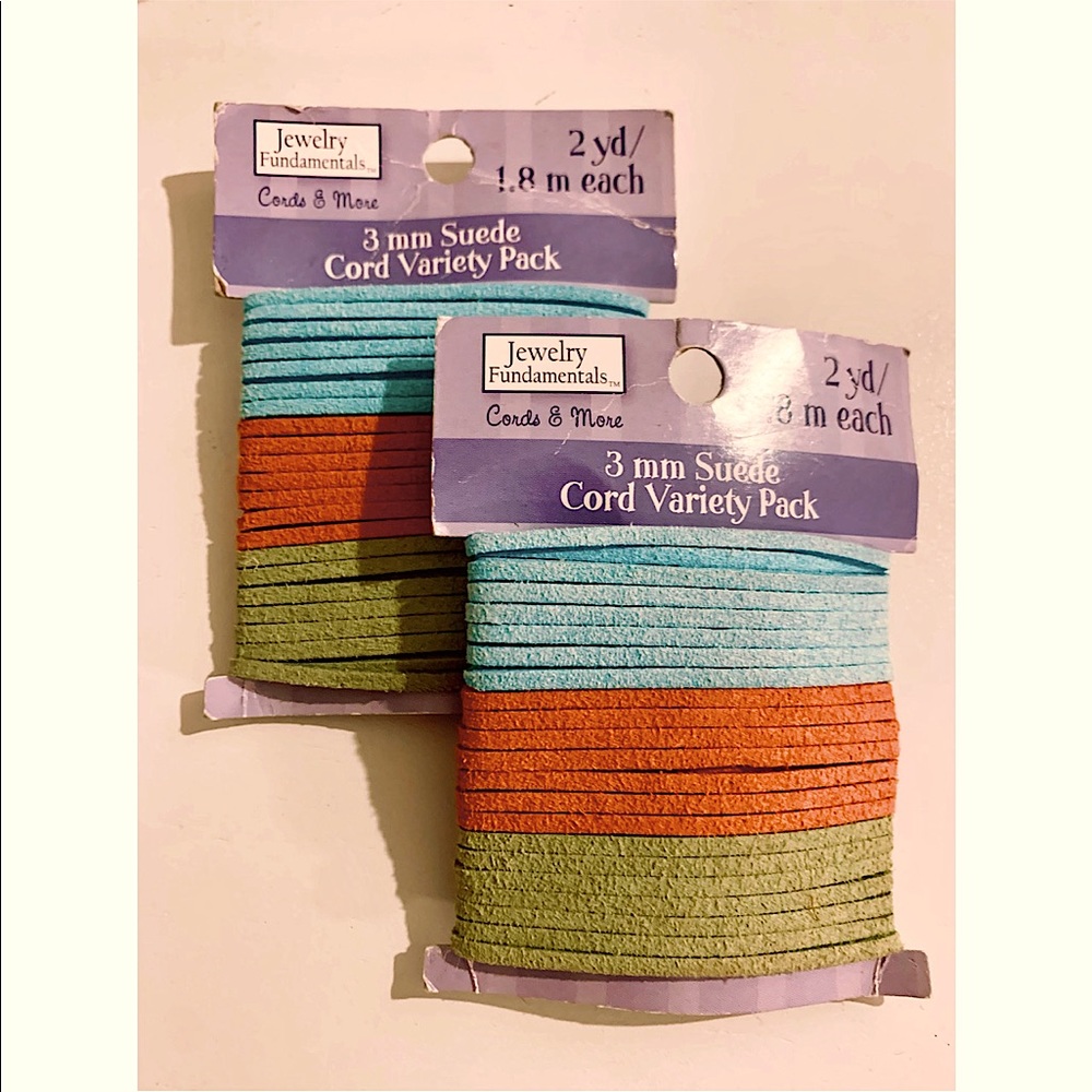 3mm Suede Cord Variety Set (2 pack)